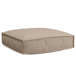 vidaXL Palldyna för sits Taupe 60 x 60 x 12 cm Oxford tyg