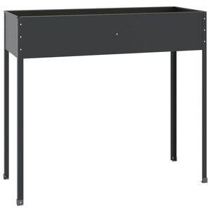 vidaXL Odlingsl&aring;da antracit 100,5x40,5x90 cm galvaniserat st&aring;l
