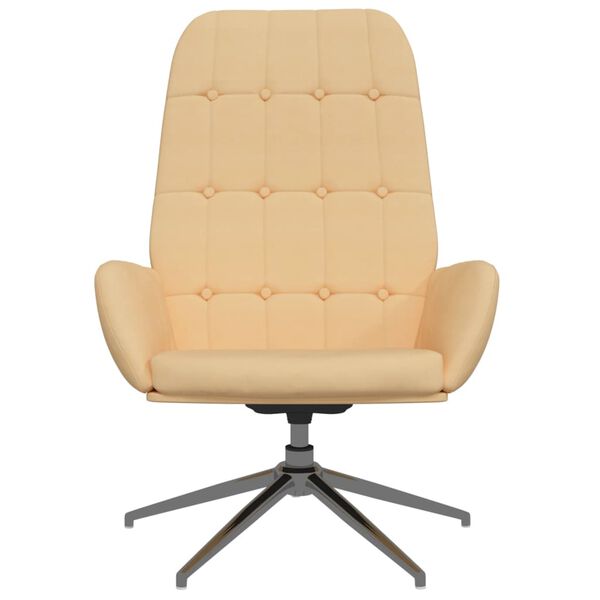 vidaXL Vilstol gr&auml;ddvit konstmocka