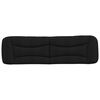 vidaXL Headboard Cushion "Hvar" Black 180 cm Fabric