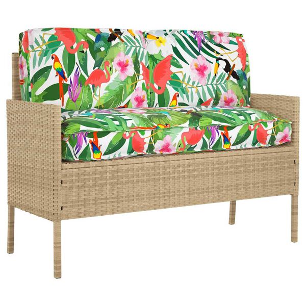 vidaXL Kuddsats Blommor 3 pcs Flerf&auml;rgsdesign Oxford Tyg