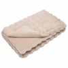 vidaXL Faux Kaninp&auml;ls Filt Olite 4 pcs Beige 220 x 240 cm Polyester