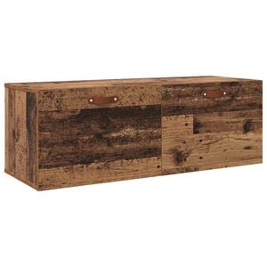 vidaXL V&auml;ggmonterat sk&aring;p 100 x 36,5 x 35 cm Konstruerat tr&auml;
