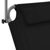 vidaXL Hopf&auml;llbar sols&auml;ng med tak och hjul st&aring;l svart