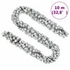vidaXL Julgirlang med snö 10 m PVC