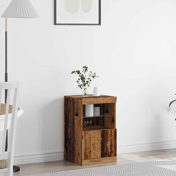 vidaXL Sideboard Gammalt trä 41 x 37 x 67 cm Konstruerat trä