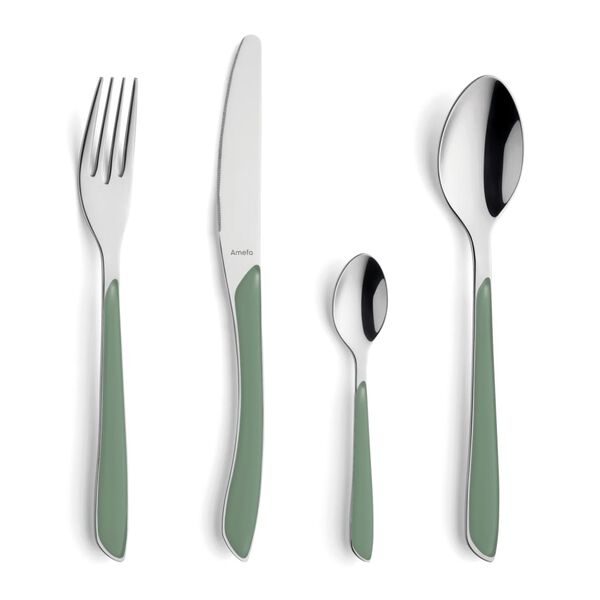 Amefa Bestick 24 delar Eclat ljusgrön