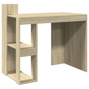 vidaXL Skrivbord sonoma-ek 103,5x56,5x94 cm konstruerat tr&auml;