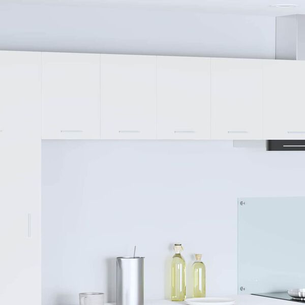 vidaXL H&auml;ngande sk&aring;p med lagring Vit 60 x 31 x 40 cm Konstruerat tr&auml;