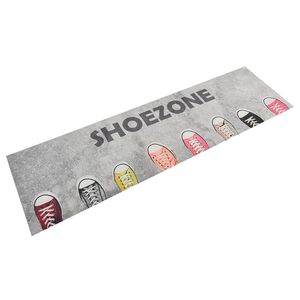 vidaXL K&ouml;ksmatta maskintv&auml;ttbar shoezone 45x150 cm sammet
