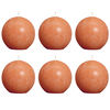 Bolsius Blockljus klotformat 80 mm orange 6-pack
