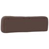 vidaXL Headboard Cushion "Hvar" Brown 180 cm Faux Leather