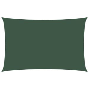 vidaXL Solsegel oxfordtyg rektangul&auml;rt 2,5x5 m m&ouml;rkgr&ouml;n