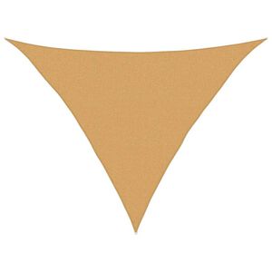 vidaXL Solsegel 160 g/m&sup2; triangul&auml;r sand 2,5x2,5x3,5 m HDPE