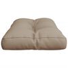 vidaXL Palldyna taupe 80x40x12 cm tyg