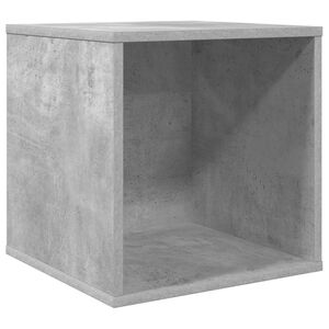 vidaXL Vinylalbum L&aring;da Betonggr&aring; 37 x 36,5 x 38 cm Konstruerat tr&auml;