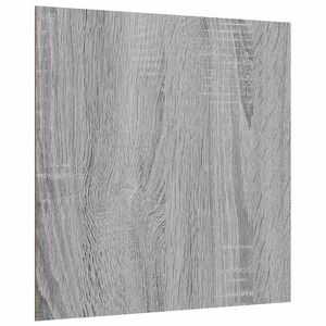 vidaXL Dekorpaneler 12 st Gr&aring; Sonoma 30 x 30 x 0.27 cm Konstruerat tr&auml;