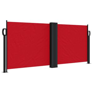 vidaXL Inf&auml;llbar sidomarkis r&ouml;d 100x600 cm