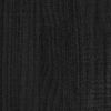vidaXL Odlingslåda svart 150x50x70 cm massiv furu