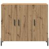 vidaXL Sideboard Artisan Ek 90 x 34 x 80 cm Konstruerat tr&auml;