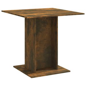 vidaXL Matbord r&ouml;kf&auml;rgad ek 80x80x75 cm konstruerat tr&auml;