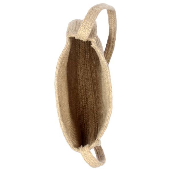 vidaXL Rund axelv&auml;ska naturf&auml;rgad handgjord jute