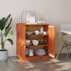 vidaXL Sideboard VaxBrun 65,5 x 40 x 75 cm Massivt furu
