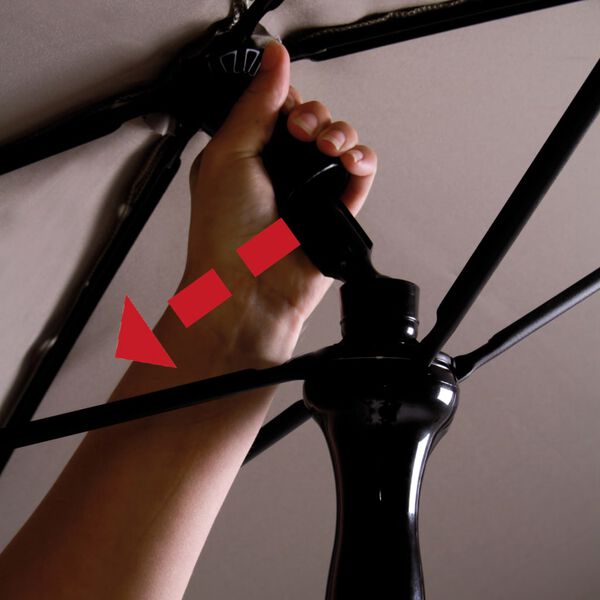 Madison Trädgårdsparasoll Patmos Luxe rektangulärt 210x140 cm ecru