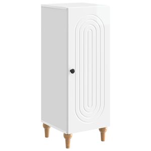 vidaXL Sideboard Vit h&ouml;gglans 33 x 34,5 x 90 cm Konstruerat tr&auml;