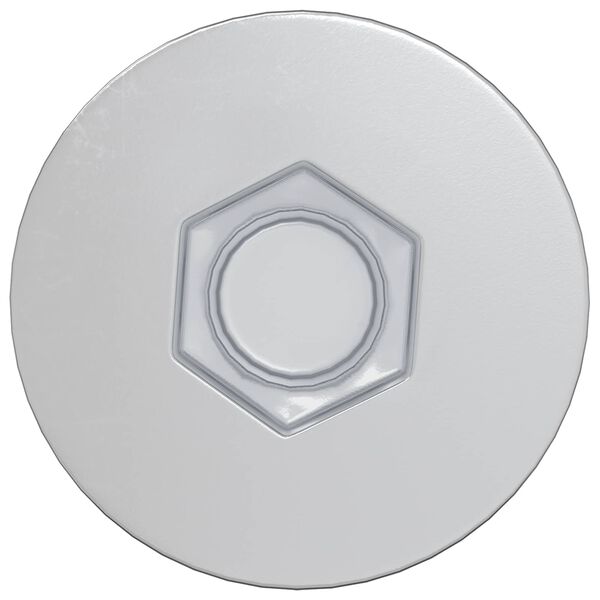 vidaXL Konfirmationsskruvar 12 pcs Silver &Oslash;7 x 50 mm Metall