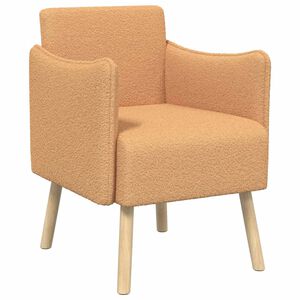 vidaXL Accentf&aring;t&ouml;lj Beige Boucl&eacute;
