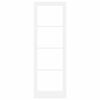 vidaXL Inredningsd&ouml;rr ORKDAL Vit Grundad 78 x 232 cm