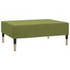 vidaXL B&auml;ddsoffa 2-sits med fotpall ljusgr&ouml;n sammet