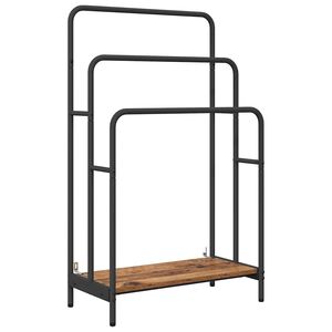 vidaXL Kl&auml;dst&auml;llning Gammalt tr&auml; 60 x 30 x 100,5 cm Konstruerat tr&auml;