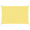 vidaXL Solskugge segel Gul och Vit 6 x 4 m 100% polyester oxford