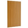 vidaXL Takpanel 36 pcs Naturf&auml;rg 80 x 45 cm Galvaniserat st&aring;l