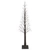 vidaXL Starburst-julgran Brun 17 x 17 x 180 cm Plast 432 LED-lampor