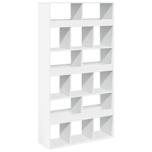 vidaXL Bokhylla vit 100x33x187,5 cm konstruerat tr&auml;