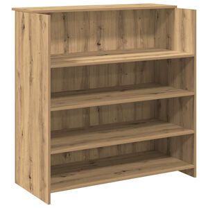 vidaXL Receptionsdisk artisan ek 100x50x103,5 cm konstruerat tr&auml;