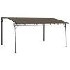 vidaXL Paviljong 4x3x2,55 m taupe
