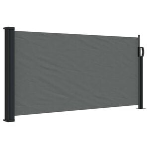 vidaXL Utdragbar sidomarkis antracit 100x300 cm