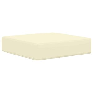 vidaXL Utomhus sitskudde Kr&auml;m 40 x 40 x 8 cm 100% Polyester