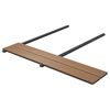 vidaXL D&auml;ckbr&auml;da 6 st Teak WPC