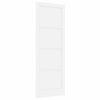vidaXL Inredningsd&ouml;rr 83 x 232 cm Plywood Vit
