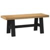 vidaXL Matb&auml;nk NOAIN 120 x 41 x 45 cm Massivt furu Naturlig