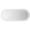 vidaXL Badrumsspegel LED 90x40 cm oval