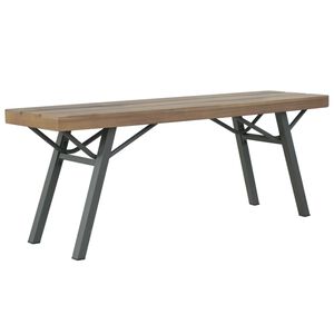 vidaXL Tr&auml;dg&aring;rdsb&auml;nk 120 cm massivt akaciatr&auml;
