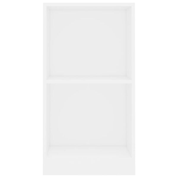 vidaXL Bokhylla vit 40x24x75 cm konstruerat trä