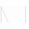 vidaXL St&auml;ngselstolpe Silver 25 x 1,5 m (36 mm n&auml;t) St&aring;l