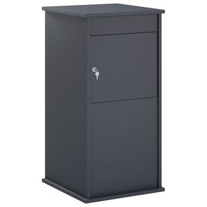 vidaXL brevl&aring;da Antracit 50 x 52 x 100 cm St&aring;l
